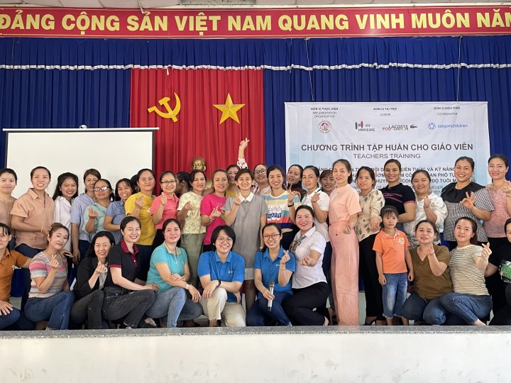 Báo cáo dự án tập huấn cho giáo viên và phụ huynh lứa tuổi mầm non ở Đồng Nai